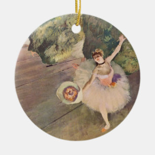 The Star of the Ballet by Edgar Degas Ceramic Ornament