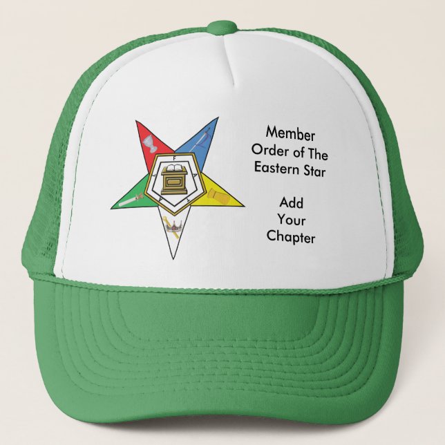 The Star of the OES Trucker Hat (Front)