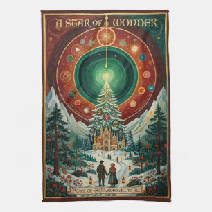 The Star of Wonder’s Radiance Kitchen Towel