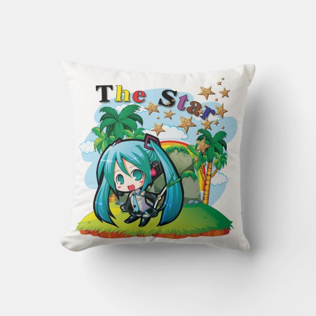 The Star Pilllow Throw Pillow (Front)