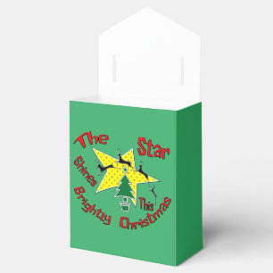 The star shines brightly this Christmas  Favor Box