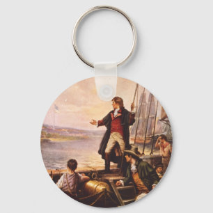 The Star Spangled Banner by Percy Moran Keychain