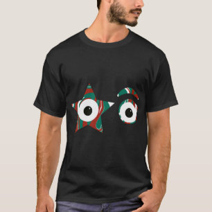 The Starchild Kiss The Band Christmas Kiss-mas Tie T-Shirt