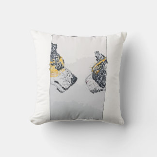 The Stare Throw Pillow