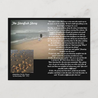 The Starfish Story Announcement Postcard