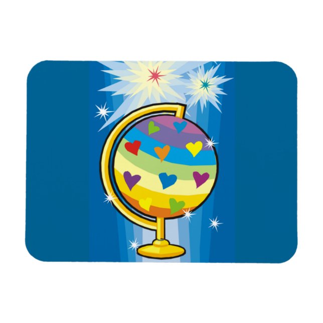 The Starry Globe - Magnet (Horizontal)