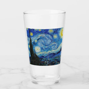 The Starry Night (1889) by Vincent Van Gogh Glass