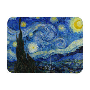 The Starry Night, 1889 by Vincent van Gogh Magnet