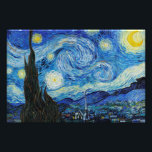 The Starry Night (1889) by Vincent Van Gogh Photo Print<br><div class="desc">Famous painters of all time</div>