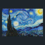 The Starry Night (1889) by Vincent Van Gogh Photo Print<br><div class="desc">Famous painters of all time</div>