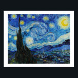 "THE STARRY NIGHT" 1889 BY VINCENT VAN GOGH POSTER<br><div class="desc">"THE STARRY NIGHT" 1889 BY VINCENT VAN GOGH ON POSTER
FROM THE COLLECTION OF THE JOHN PAUL GETTY MUSEUM</div>