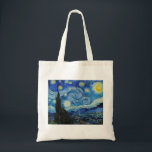 The Starry Night (1889) by Vincent Van Gogh Tote Bag<br><div class="desc">The Starry Night (1889) by Vincent Van Gogh</div>