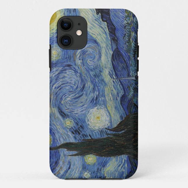 The Starry Night 1889 Vincent van Gogh Case-Mate iPhone Case (Back)