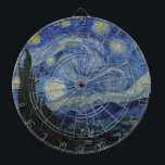 The Starry Night 1889 Vincent van Gogh Dartboard<br><div class="desc">The Starry Night 1889 Vincent van Gogh</div>