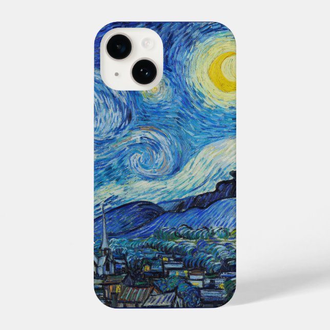 The Starry Night by Van Gogh – Customizable iPhone Case (Back)