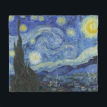 The Starry Night by Van Gogh Fleece Blanket<br><div class="desc">The Starry Night by Van Gogh. 
Please visit my store for more interesting design and more colour choice => zazzle.com/iwheels*</div>