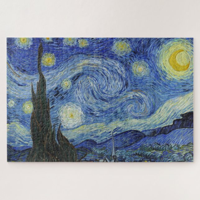 The Starry Night by Van Gogh Jigsaw Puzzle (Horizontal)