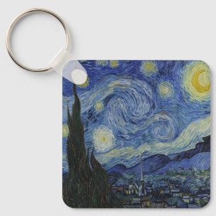 The Starry Night by Van Gogh Keychain