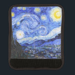 The Starry Night by Van Gogh Luggage Handle Wrap<br><div class="desc">Oil painting by the Dutch master Vincent Van Gogh(1853-1890) Probably his most famous painting, Van Gogh painted 'The Starry Night' in 1889 from memory while in an asylum in France where he checked himself in for depression.The scene depicts the view from his bedroom window. In the painting there is the...</div>