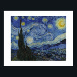 The Starry Night by Van Gogh Poster<br><div class="desc">This version leaves a white border, suitable for adding a matting and a frame. About the Work The Starry Night Starry Night (Dutch: De sterrennacht) is a painting by the Dutch post-impressionist artist Vincent van Gogh. Painted in June 1889, it depicts the view outside of his sanitarium room window at...</div>