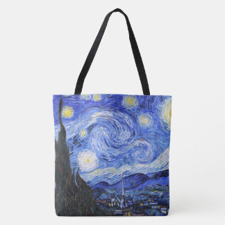 The Starry Night by Van Gogh Tote Bag