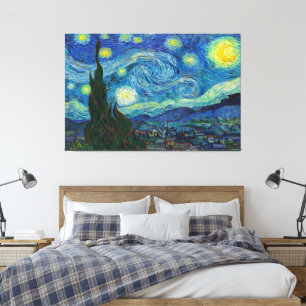 The Starry Night by Vincent van Gogh Canvas Print