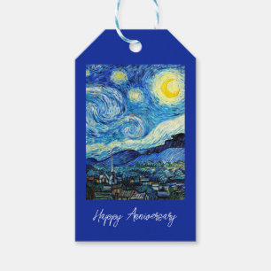 The Starry Night by Vincent Van Gogh  Gift Tags