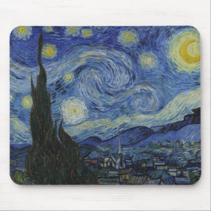 The Starry Night by Vincent van Gogh Mouse Pad
