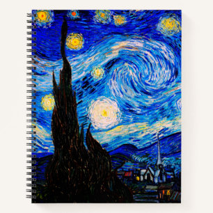 The Starry Night by Vincent Van Gogh Notebook