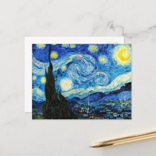 The Starry Night by Vincent Van Gogh Postcard