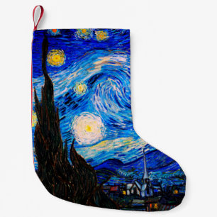 The Starry Night by Vincent Van Gogh Small Christmas Stocking