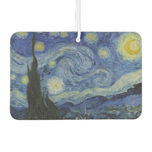 The Starry Night, oil painting, Vincent Van Gogh Air Freshener