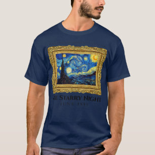 The Starry Night Tee Shirts, Cool Vincent Van Gogh