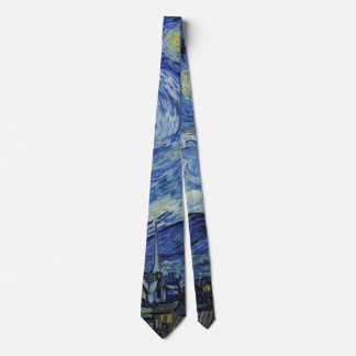 The Starry Night - Vincent Van Gogh Tie