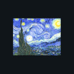 The Starry Night ~ Vincent van Gogh ~ Triptych Canvas Print<br><div class="desc">The Starry Night ~ Vincent van Gogh ~ Fine Art Canvas ~ Triptych. The Starry Night (Dutch: De sterrennacht) is a painting by Dutch post-impressionist artist Vincent van Gogh. The painting depicts the view outside his sanitarium room window at night,  although it was painted from memory during the day.</div>