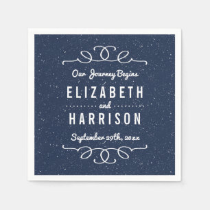 The Starry Night Wedding Collection Napkin