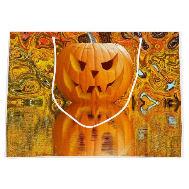 The Starry Pumpkin Large Gift Bag (Front)