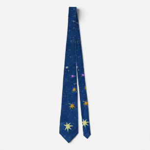  The starry sky illustration   Tie
