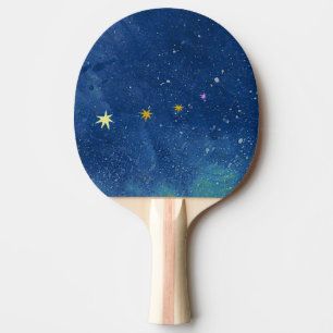 The starry sky Ping Pong Paddle