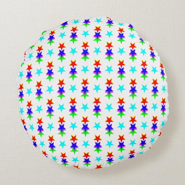 The Stars Align Round Pillow (Back)