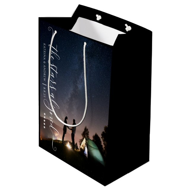 The Stars Aligned Photo Gift Bag (Back Angled)