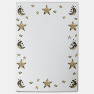 The Stars and Moon Post-it® Notes 4 x 6