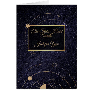 The Stars Hold Secrets Just for You- Birthday Card