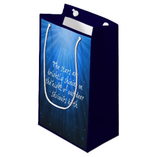 The Stars Shining Bright On The Dear Saviours Birt Small Gift Bag