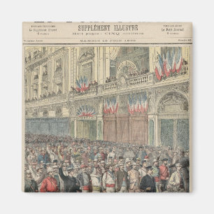 The Start of the Road Race Magnet