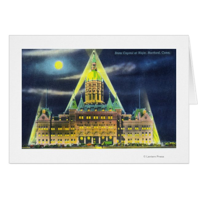The State Capitol Building at Night (Front Horizontal)