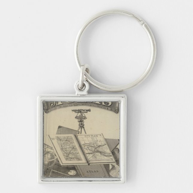 The State of Indiana Keychain (Front)