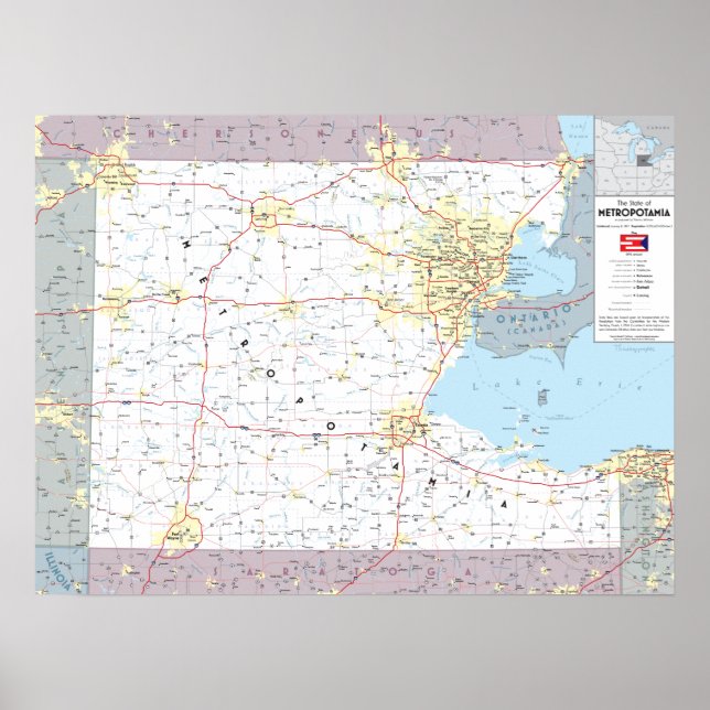 The State of Metropotamia Poster (Front)