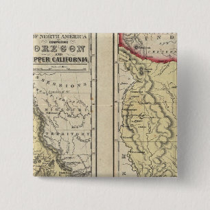 The State Of Texas 2 Inch Square Button