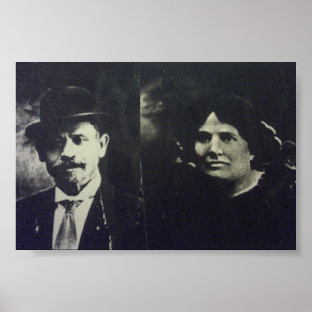 The stationmaster and his wife. poster (Front)
